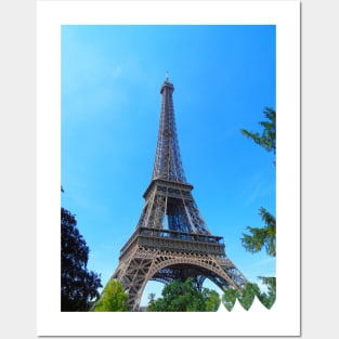 Eiffel tower in Paris Posters and Art